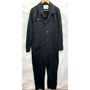 Henrik Vibskov Coast Jumpsuit Mens sz S Baggy black Cotton Streetwear Retro 90s